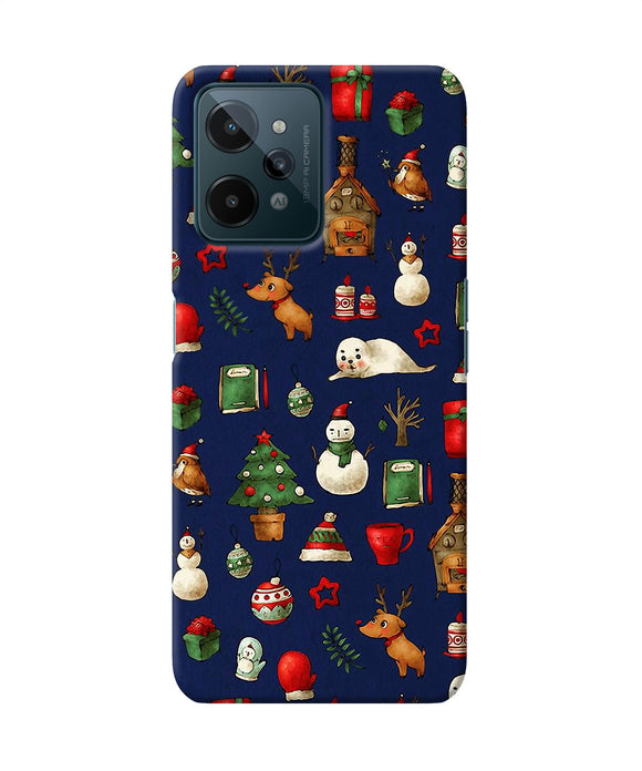 Canvas christmas print Realme C31 Back Cover