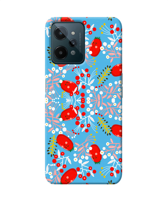 Small red animation pattern Realme C31 Back Cover
