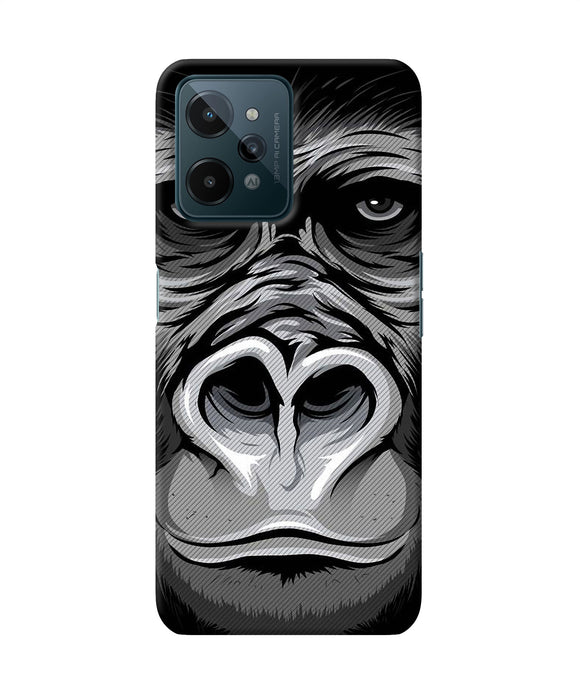 Black chimpanzee Realme C31 Back Cover