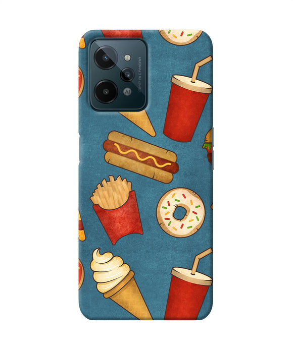 Abstract food print Realme C31 Back Cover