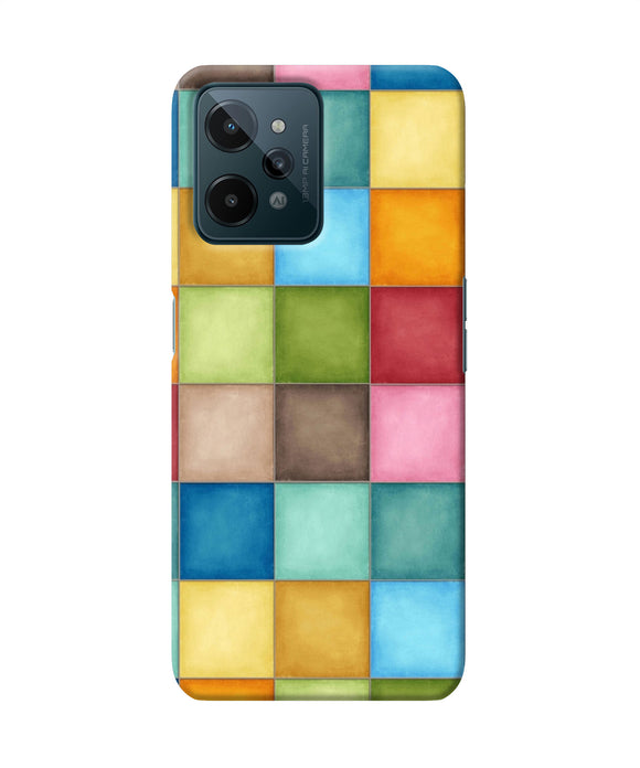 Abstract colorful squares Realme C31 Back Cover