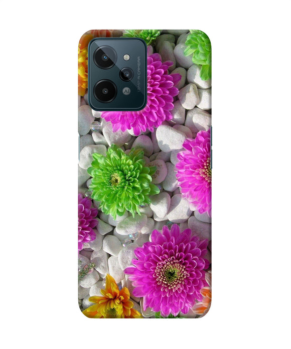 Natural flower stones Realme C31 Back Cover