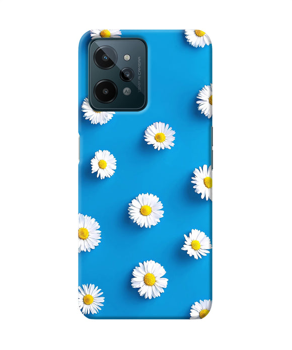 White flowers Realme C31 Back Cover