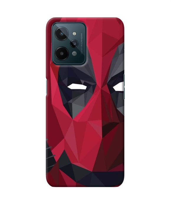 Abstract deadpool half mask Realme C31 Back Cover