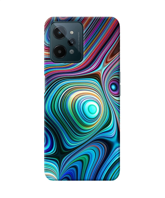 Abstract coloful waves Realme C31 Back Cover