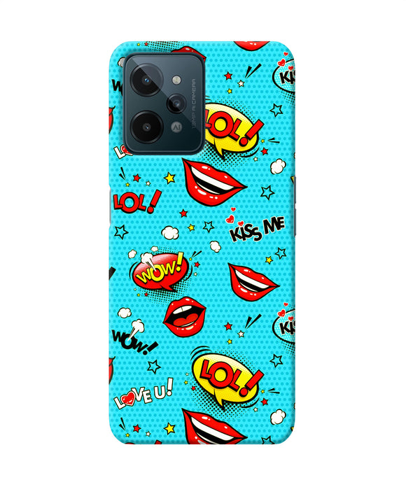 Lol lips print Realme C31 Back Cover