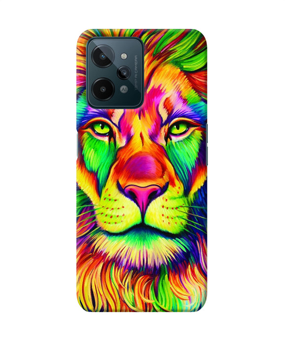 Lion color poster Realme C31 Back Cover
