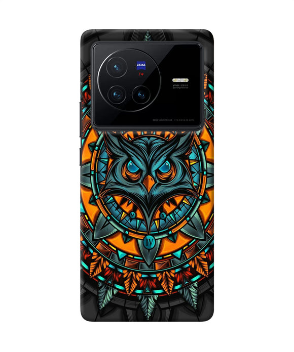 Angry Owl Art Vivo X80 Back Cover