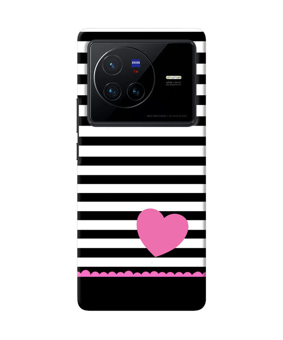 Abstract heart Vivo X80 Back Cover