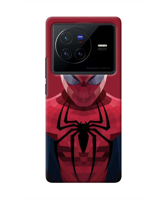 Spiderman Art Vivo X80 Real 4D Back Cover