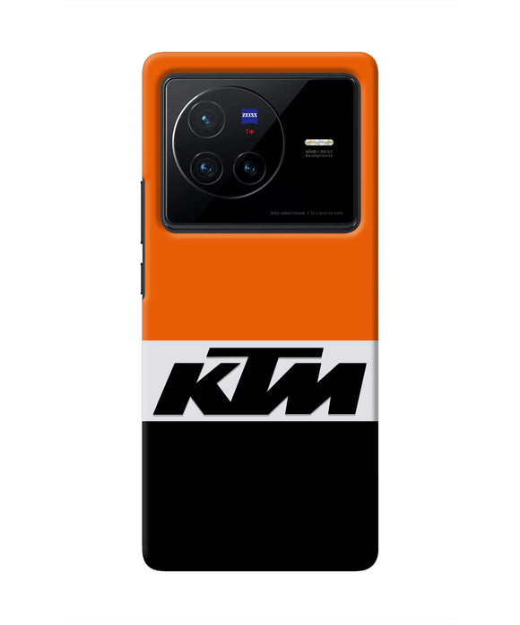 KTM Colorblock Vivo X80 Real 4D Back Cover