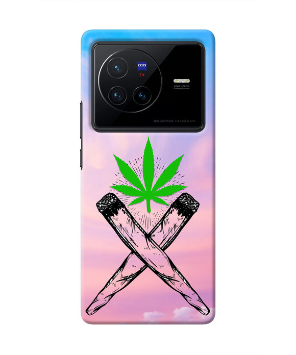 Weed Dreamy Vivo X80 Real 4D Back Cover