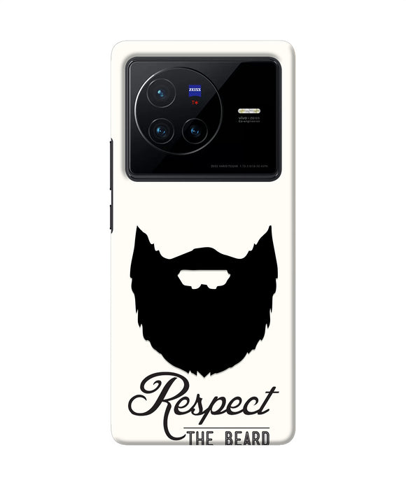 Respect the Beard Vivo X80 Real 4D Back Cover