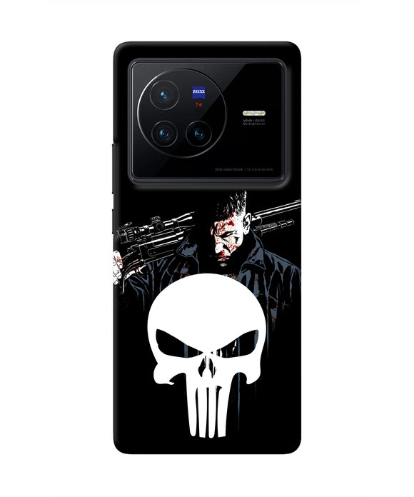 Punisher Character Vivo X80 Real 4D Back Cover