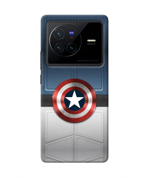 Captain America Suit Vivo X80 Real 4D Back Cover
