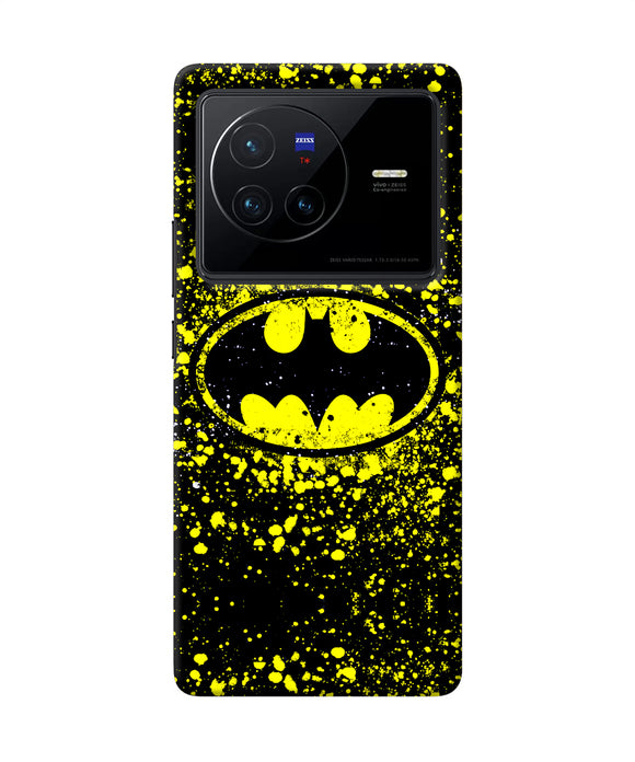 Batman last knight print yellow Vivo X80 Back Cover