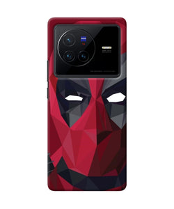 Abstract deadpool mask Vivo X80 Back Cover