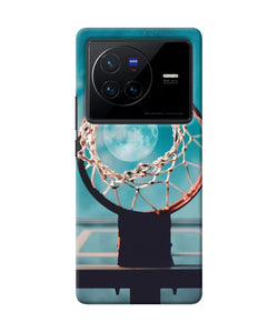 Basket ball moon Vivo X80 Back Cover