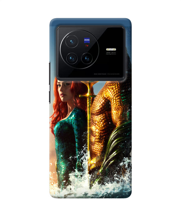 Aquaman couple Vivo X80 Back Cover