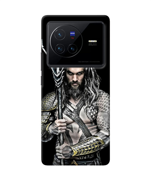 Aquaman trident black Vivo X80 Back Cover