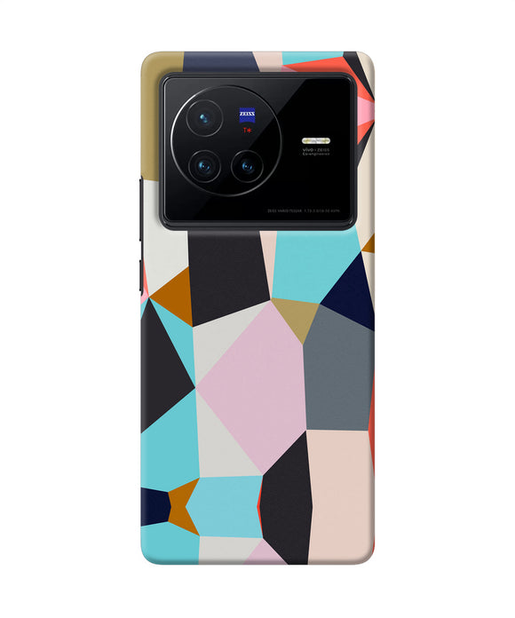 Abstract colorful shapes Vivo X80 Back Cover