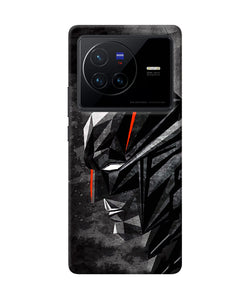 Batman black side face Vivo X80 Back Cover