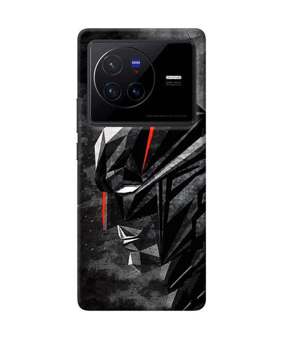 Batman black side face Vivo X80 Back Cover