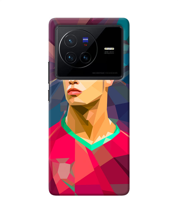 Abstract ronaldo Vivo X80 Back Cover