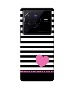 Abstract heart Vivo X80 Pro Back Cover