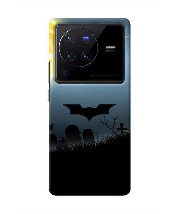 Batman Scary cemetry Vivo X80 Pro Real 4D Back Cover