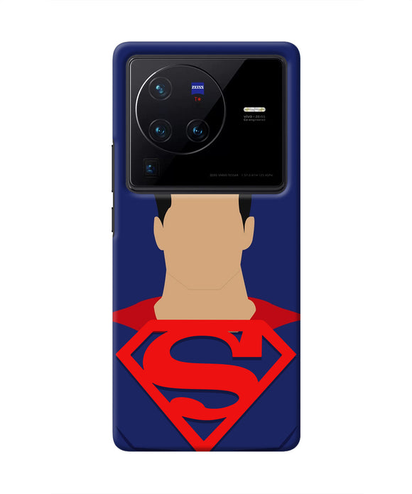 Superman Cape Vivo X80 Pro Real 4D Back Cover