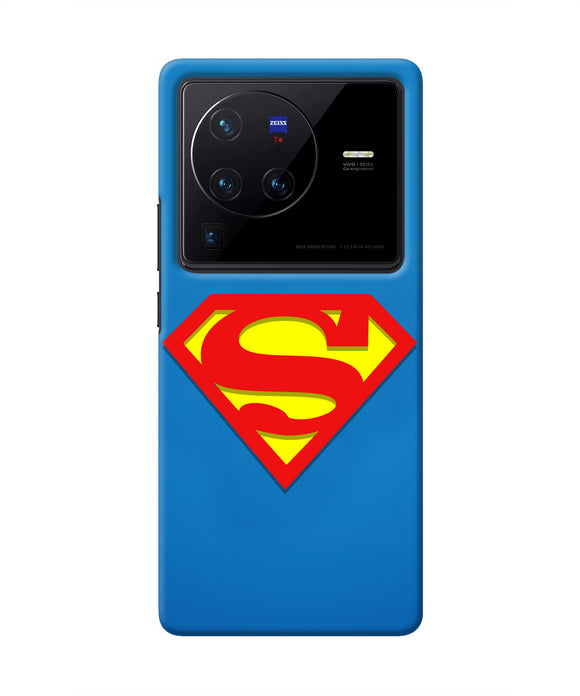 Superman Blue Vivo X80 Pro Real 4D Back Cover