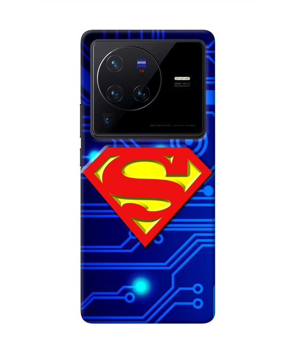 Superman Abstract Vivo X80 Pro Real 4D Back Cover