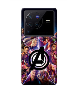 Avengers Superheroes Vivo X80 Pro Real 4D Back Cover