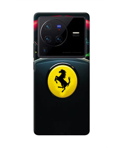 Ferrari Steeriing Wheel Vivo X80 Pro Real 4D Back Cover