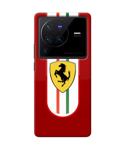 Ferrari Art Vivo X80 Pro Real 4D Back Cover