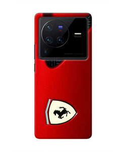 Ferrari Hood Vivo X80 Pro Real 4D Back Cover