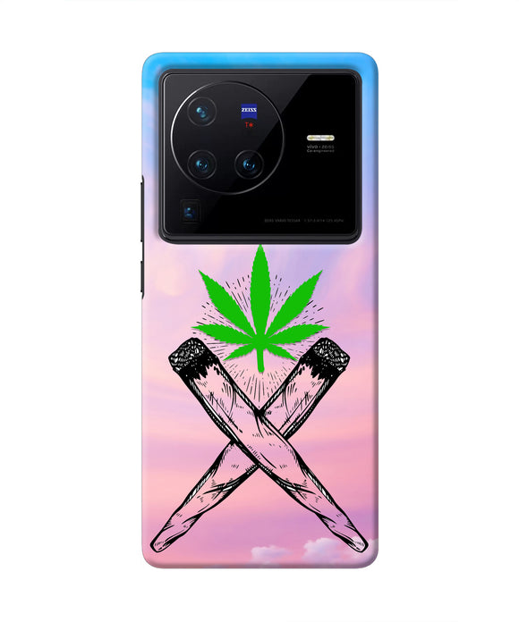 Weed Dreamy Vivo X80 Pro Real 4D Back Cover