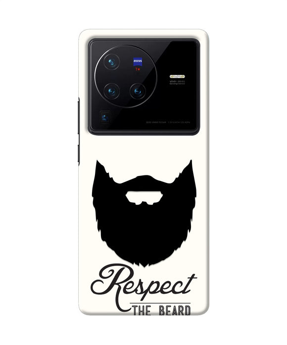 Respect the Beard Vivo X80 Pro Real 4D Back Cover