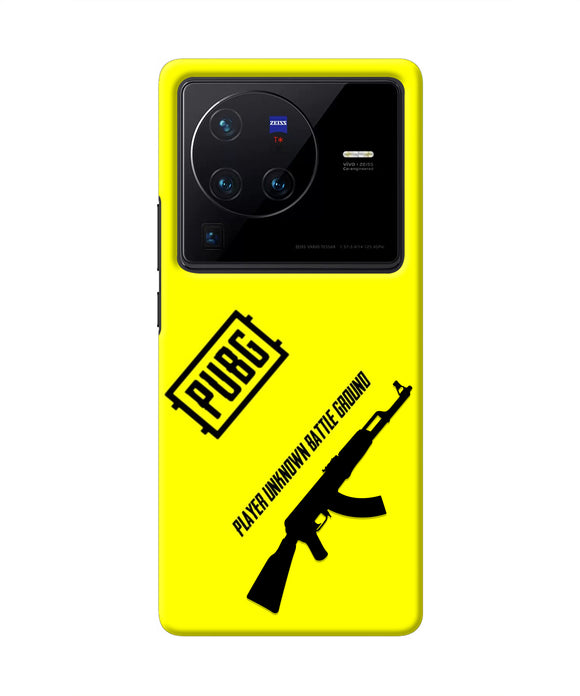 PUBG AKM Gun Vivo X80 Pro Real 4D Back Cover
