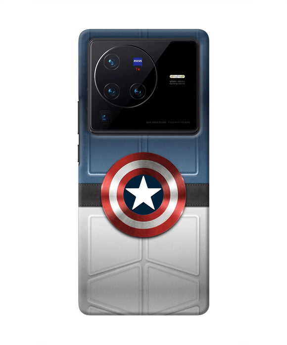 Captain America Suit Vivo X80 Pro Real 4D Back Cover