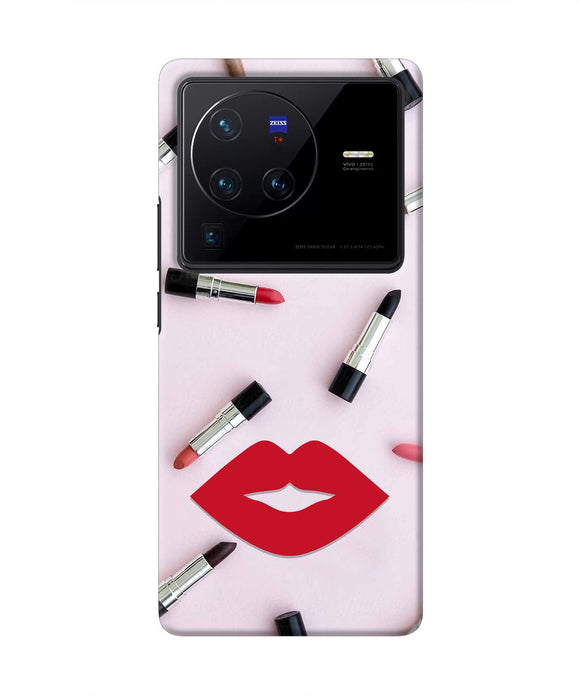 Lips Lipstick Shades Vivo X80 Pro Real 4D Back Cover