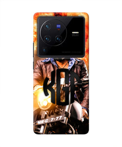 Rocky Bhai on Bike Vivo X80 Pro Real 4D Back Cover