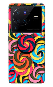 Spiral Pattern Vivo X80 Pro Pop Case