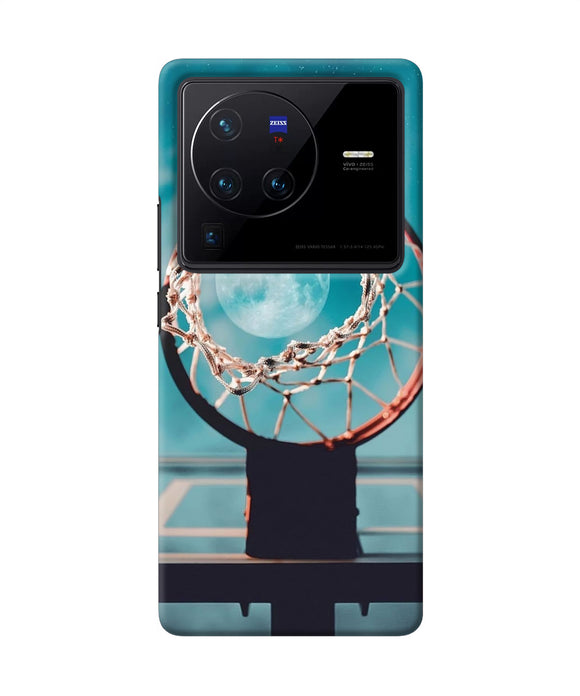 Basket ball moon Vivo X80 Pro Back Cover