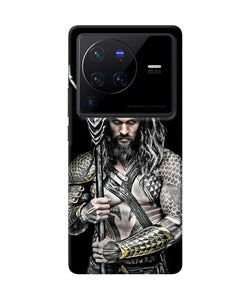 Aquaman trident black Vivo X80 Pro Back Cover