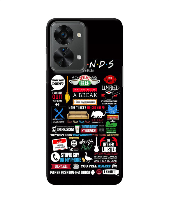 FRIENDS OnePlus Nord 2T 5G Back Cover