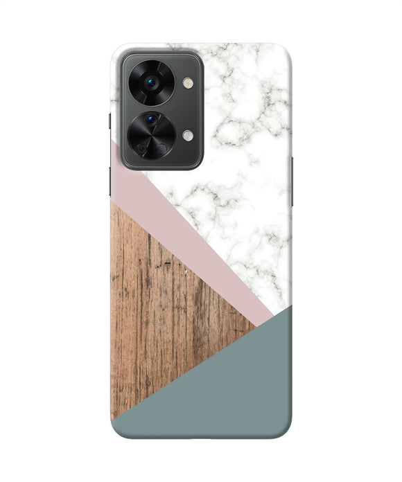 Marble wood Abstract OnePlus Nord 2T 5G Back Cover