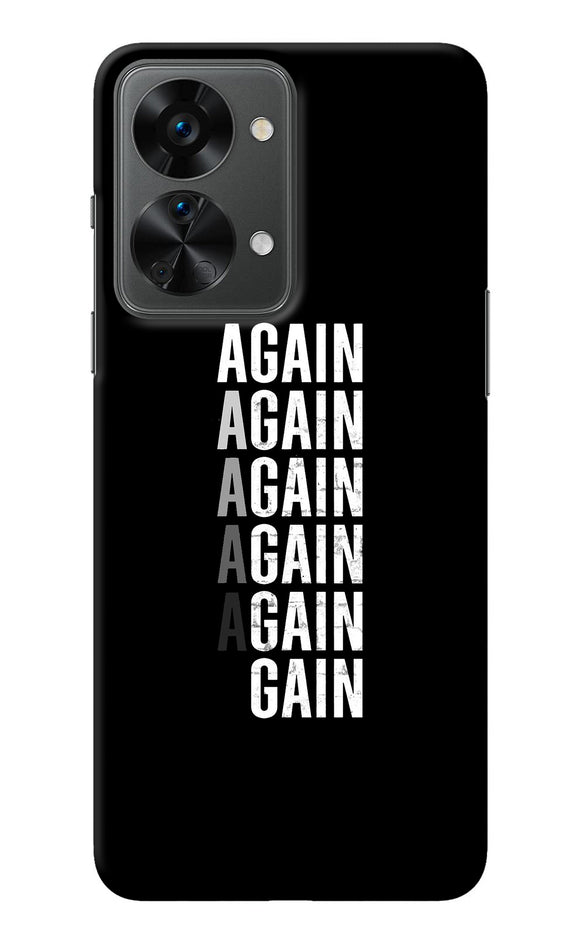 Again Again Gain OnePlus Nord 2T 5G Back Cover
