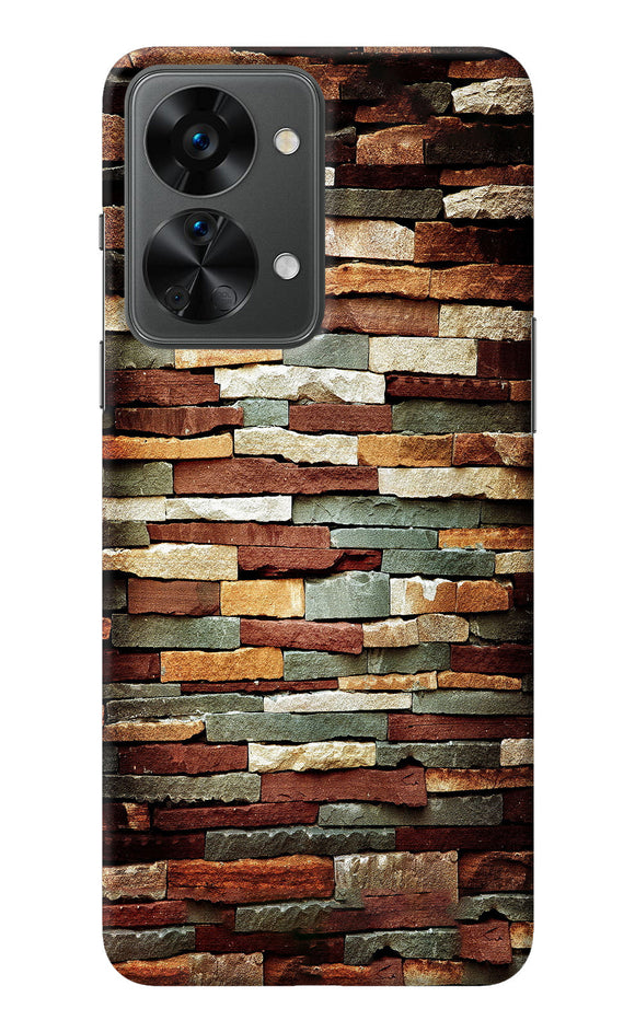 Bricks Pattern OnePlus Nord 2T 5G Back Cover